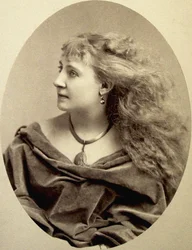 Porträtt av Lydia Thompson, ca 1865
